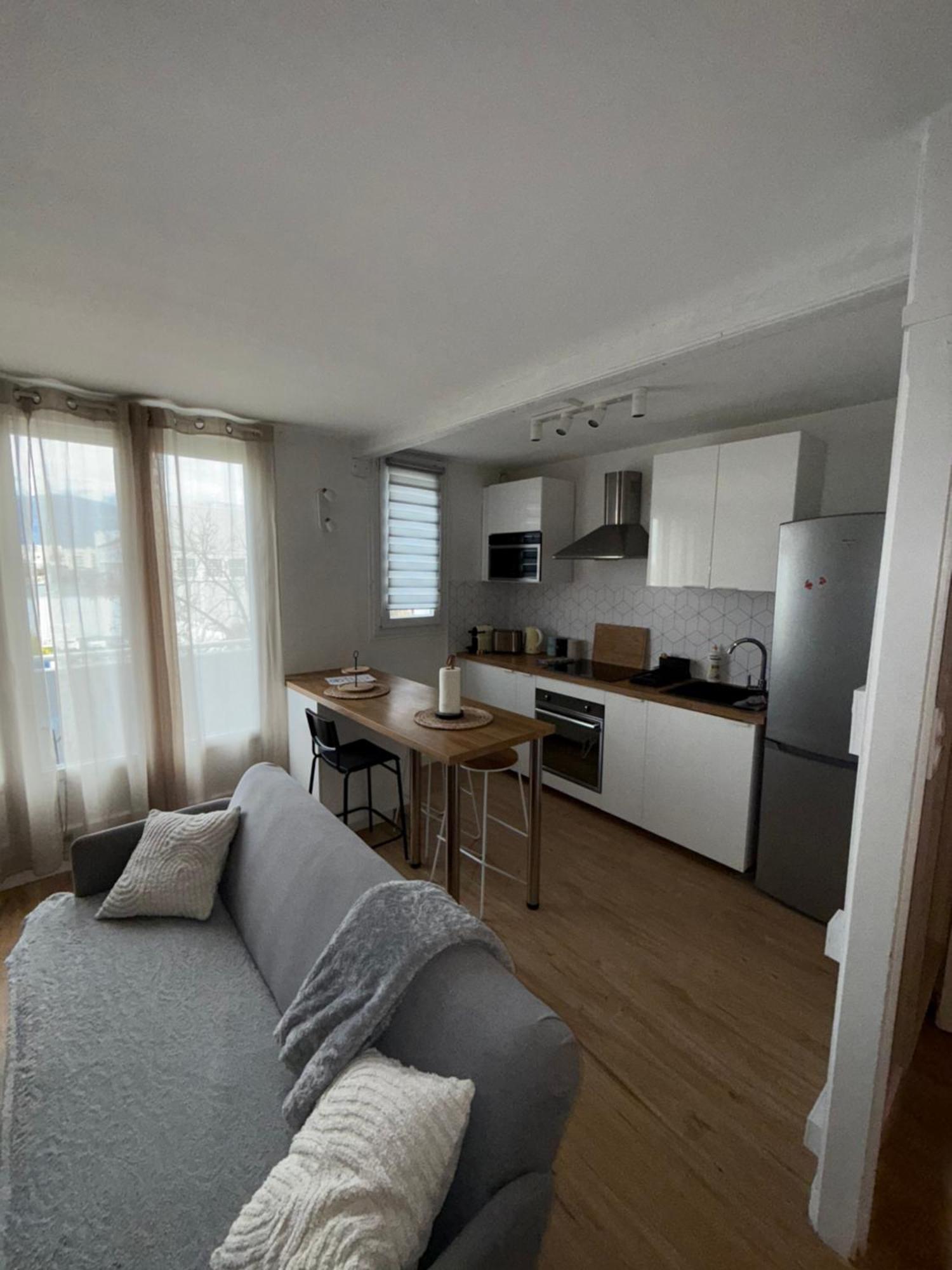 그르노블 Superbe Duplex Avec Parking Gratuit 아파트 외부 사진